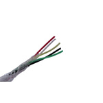 MICROWIRES Twisted Twisted Pair Cable, 0.13 mm2, 5 Cores, 26 AWG, Screened, 100m, Grey Sheath