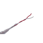 MICROWIRES Twisted Twisted Pair Cable, 0.08 mm2, 2 Cores, 28 AWG, Screened, 100m, Grey Sheath