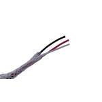 MICROWIRES Twisted Twisted Pair Cable, 0.13 mm2, 3 Cores, 26 AWG, Screened, 100m, Grey Sheath