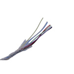 MICROWIRES Twisted Twisted Pair Cable, 0.13 mm2, 7 Cores, 26 AWG, Screened, 100m, Grey Sheath