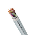 Lapp Round Data Cable, 0.25 mm2, 12 Cores, 24, Screened, 100m, Grey Sheath