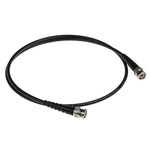 RS PRO Male BNC to Male BNC Coaxial Cable, 1m, RG58 Coaxial, Terminated