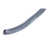 Alpha Wire Twisted Pair Data Cable, 3 Pairs, 0.35 mm², 6 Cores, 22 AWG, Screened, 30m, Grey Sheath