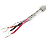 Alpha Wire Multicore Data Cable, 0.14 mm², 3 Cores, 26 AWG, Screened, 50m, Grey Sheath