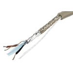 Alpha Wire Multicore Data Cable, 0.09 mm², 2 Cores, 28 AWG, Screened, 50m, Grey Sheath