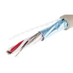 Alpha Wire Twisted Pair Data Cable, 3 Pairs, 0.09 mm², 6 Cores, 28 AWG, Screened, 50m, Grey Sheath