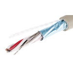 Alpha Wire Twisted Pair Data Cable, 3 Pairs, 0.23 mm², 6 Cores, 24 AWG, Screened, 50m, Grey Sheath