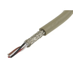 Alpha Wire Twisted Pair Data Cable, 3 Pairs, 0.35 mm², 6 Cores, 22 AWG, Screened, 50m, Grey Sheath