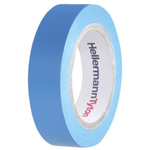 HellermannTyton HelaTape Flex Blue PVC Electrical Insulation Tape, 15mm x 10m