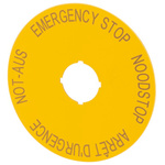 216467  M22-XAK3 | Eaton M22 Emergency Stop Label for Pushbuttons