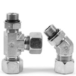 Parker Hydraulic Elbow Threaded Adaptor M10, WEE10LROMDCF