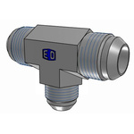 Parker Hydraulic Union Straight Threaded Adaptor UNF 1 1/16-12 Male to UNF 7/8-14 Male, 12-12-10JMTXS