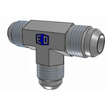 Parker Hydraulic Union Tee Compression Tube Fitting UNF 1 5/16-12 Male to UNF 1 5/16-12 Male, 16JMTXS