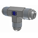 Parker Hydraulic Union Tee Compression Tube Fitting UNF 7/16-20 Male to UNF 7/16-20 Male, 4JMTXS