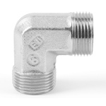 Parker Hydraulic Elbow Threaded Adaptor M18 Male to M18, W18LCF