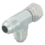 Parker Hydraulic Swivel Nut Tee 5/8 in Male to 5/8 in Female, 10R6MXS