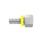 Parker Hydraulic Straight Threaded Adaptor 1/4 in to M12, 3C382-6-4