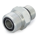 Parker Hydraulic Straight Threaded Adaptor 3/8 in Male to BSPP 1/2-14 Male, 6-8F42EDMLOS