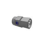 Parker Hydraulic Swivel 24° Metric Flareless Male to BSPP 1/4-19 Male, MAVE06SR1/4CF