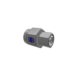 Parker Hydraulic Swivel 24° Metric Flareless Swivel Male, MAVE08SRCF