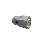 Parker Hydraulic Swivel 24° Metric Flareless Male to BSPP 1/4-19 Male, MAVE10SR1/4CF