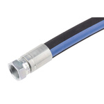RS PRO 454mm Synthetic Rubber Hydraulic Hose Assembly, 215bar Max Pressure