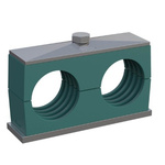 RS PRO Double Tube Clamp for 20mm tube