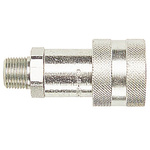 CEJN Steel Female Hydraulic Quick Connect Coupling, NPT 3/8 Male