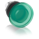 1SFA611124R1102 MPM1-11G | ABB Green Push Button Head - Momentary, Modular Series, 40mm Cutout, Round