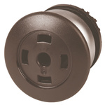 216728  M22-DP-S-X | Eaton Black Push Button Head - Momentary, M22 Series, 22.5mm Cutout, mushroom