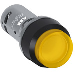 1SFA619103R1113 | ABB, CP4 Illuminated Yellow Round Push Button Complete Unit, 1NO, 22.5mm Maintained Screw