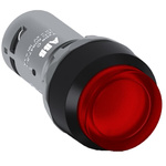 1SFA619103R1341 | ABB, CP4 Illuminated Red Round Push Button Complete Unit, 1NC, 22.5mm Maintained Screw