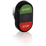 1SFA611133R1106 MPD4-11B | ABB Green, Red Push Button Head - Momentary, MPD4 Series, 22.5mm Cutout, Oval
