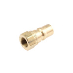 Parker Brass Female Hydraulic Quick Connect Coupling, G 1/8 Male