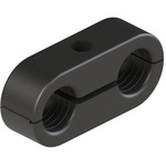 Parker Double Hydraulic Pipe Clamp for 12mm tube, ROND212X