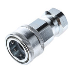 Parker Steel Female Hydraulic Quick Connect Coupling, G 3/4 Female