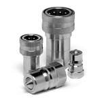 RS PRO Carbon Steel Male Hydraulic Quick Connect Coupling, BSP 1/2 Male