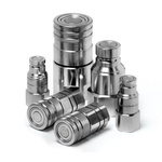 RS PRO Carbon Steel Male Hydraulic Quick Connect Coupling, BSP 1/2 Male