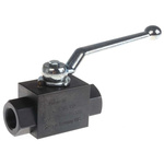 Parker Phosphated Steel Hydraulic Ball Valve, KH3/8CFX G 3/8