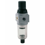 RS PRO Filter Regulator, 20μm, G 1/4, Manual, Semi Automatic
