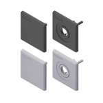 3842548752 | Bosch Rexroth Grey Polypropylene Cover Cap 45 x 45 mm strut profile
