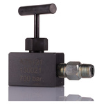 RS PRO Hydraulic Flow Control Valve, NPT 3/8, 700 bar, 2