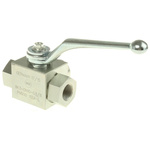 RS PRO Steel Hydraulic Ball Valve G 3/8