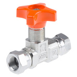 RS PRO Hydraulic Pressure Gauge Isolation Valve, G 1/4 Female