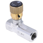RS PRO Inline Mounting Hydraulic Flow Control Valve, G 1/2, 210bar, 50L/min