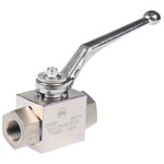 RS PRO Zinc Passivated Steel Hydraulic Ball Valve G 3/8