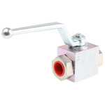 RS PRO Zinc Passivated Steel Hydraulic Ball Valve G 3/4