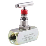 RS PRO Inline Mounting Hydraulic Flow Control Valve, NPT 1/2, 700bar, 40L/min