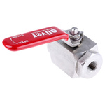 RS PRO Stainless Steel Hydraulic Ball Valve G 1/4