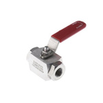 RS PRO Stainless Steel Hydraulic Ball Valve G 3/8